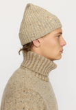 REVOLUTION - BEANIE MELANGE 9317 - OffWhite
