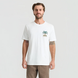ROARK - MOTO PALM PREMIUM TEE - Off White