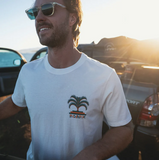 ROARK - MOTO PALM PREMIUM TEE - Off White