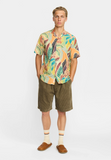 REVOLUTION - SHORT-SLEEVED CUBAN SHIRT 3246 - Orange