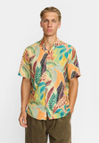REVOLUTION - SHORT-SLEEVED CUBAN SHIRT 3246 - Orange