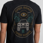 ROARK - OPEN ROADS PREMIUM TEE - Black