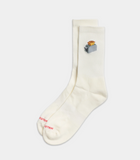 REVOLUTION - JAQUARD CREW SOCK 8925 TOA - White
