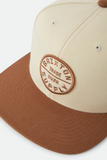 BRIXTON - OATH III SNAPBACK - Khaki/Caramel