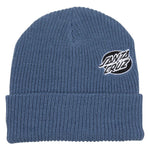 SANTA CRUZ Mono Lined Oval Dot Beanie- Dusty Blue