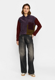 SELFHOOD - CROPPED SHIRT 33115 - DarkPurple