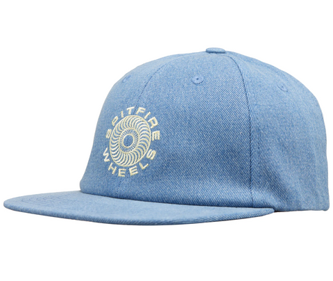 SPITFIRE - CLASSIC '87 SWIRL STRAPBACK HAT - Denim / Yellow