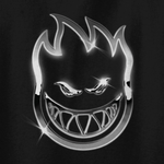 SPITFIRE - T-SHIRT CHROME BIGHEAD - Black