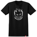 SPITFIRE - T-SHIRT CHROME BIGHEAD - Black