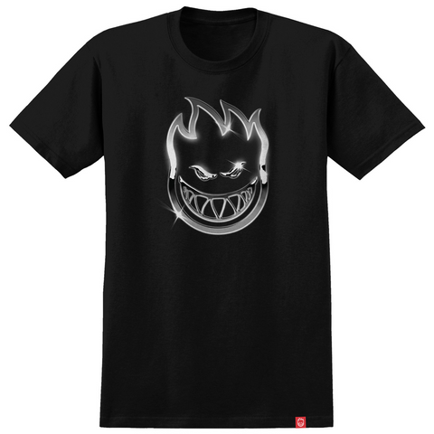 SPITFIRE - T-SHIRT CHROME BIGHEAD - Black