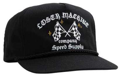 LOSER MACHINE - SPEED SUPPLY HAT - BLACK