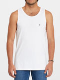 VOLCOM - STONE BLANKS TANK TOP - WHITE