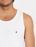 VOLCOM - STONE BLANKS TANK TOP - WHITE