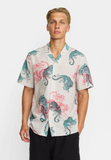 REVOLUTION - SHORT-SLEEVED CUBAN SHIRT 3249 - OffWhite
