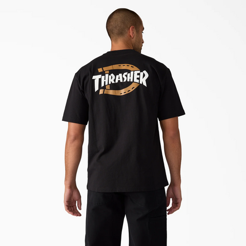 DICKIES X THRASHER GRAPHIC T-SHIRT - Black