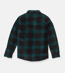 VOLCOM - BOWERED FLEECE OVER SHIRT - (KIDS) - EverGreen