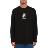 VOLCOM - Stairway Long Sleeve T-Shirt - BLACK