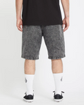VOLCOM - FREAZY LOOSE ELASTICATED WAIST 22" SHORT - Light Acid Black
