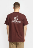 REVOLUTION - PRINTED TEE 1423 SLO - Burgundy