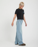 VOLCOM - DIAL CROP TEE - Black