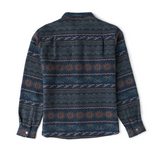 ROARK - JOURNEY JACQUARD LONG SLEEVE FLANNEL - Navy