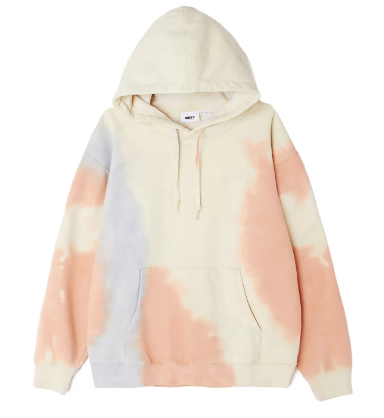 Obey Sustainable Tie Dye Hoodie - Pheasant Multi