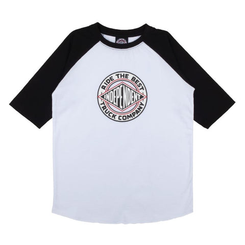 Independent Youth RTB Summit Baseball Top - Black/White