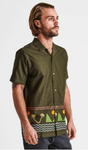 ROARK Gonzo Island Button Up Shirt - Dark Military