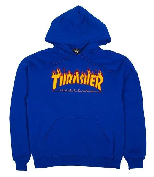 Thrasher dark 2025 heather flame hoodie